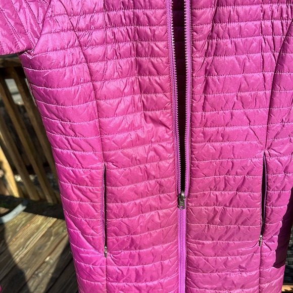 Patagonia vintage fall 2013 long puffer parka deep plum size Small - Picture 3 of 8